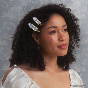 kitsch-x-bridgerton-creaseless-clips-toile-in-bloom-4er-set image 3
