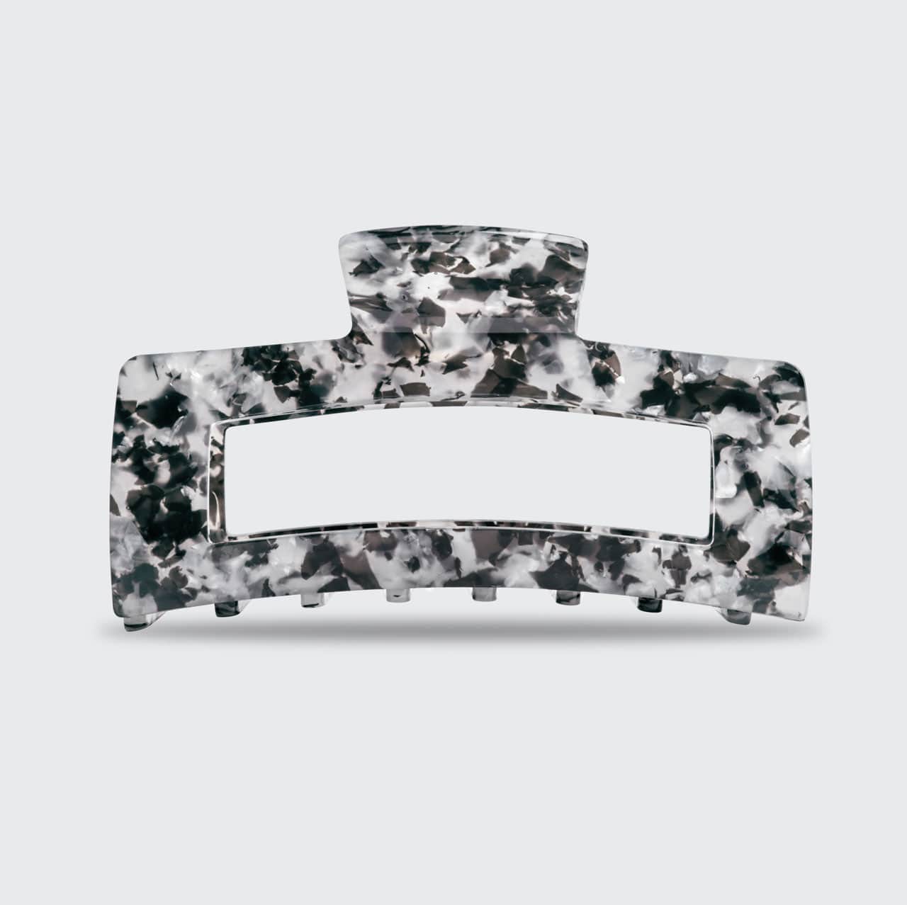 kitsch-black-marble-jumbo-claw-clip-haarklammer image 4