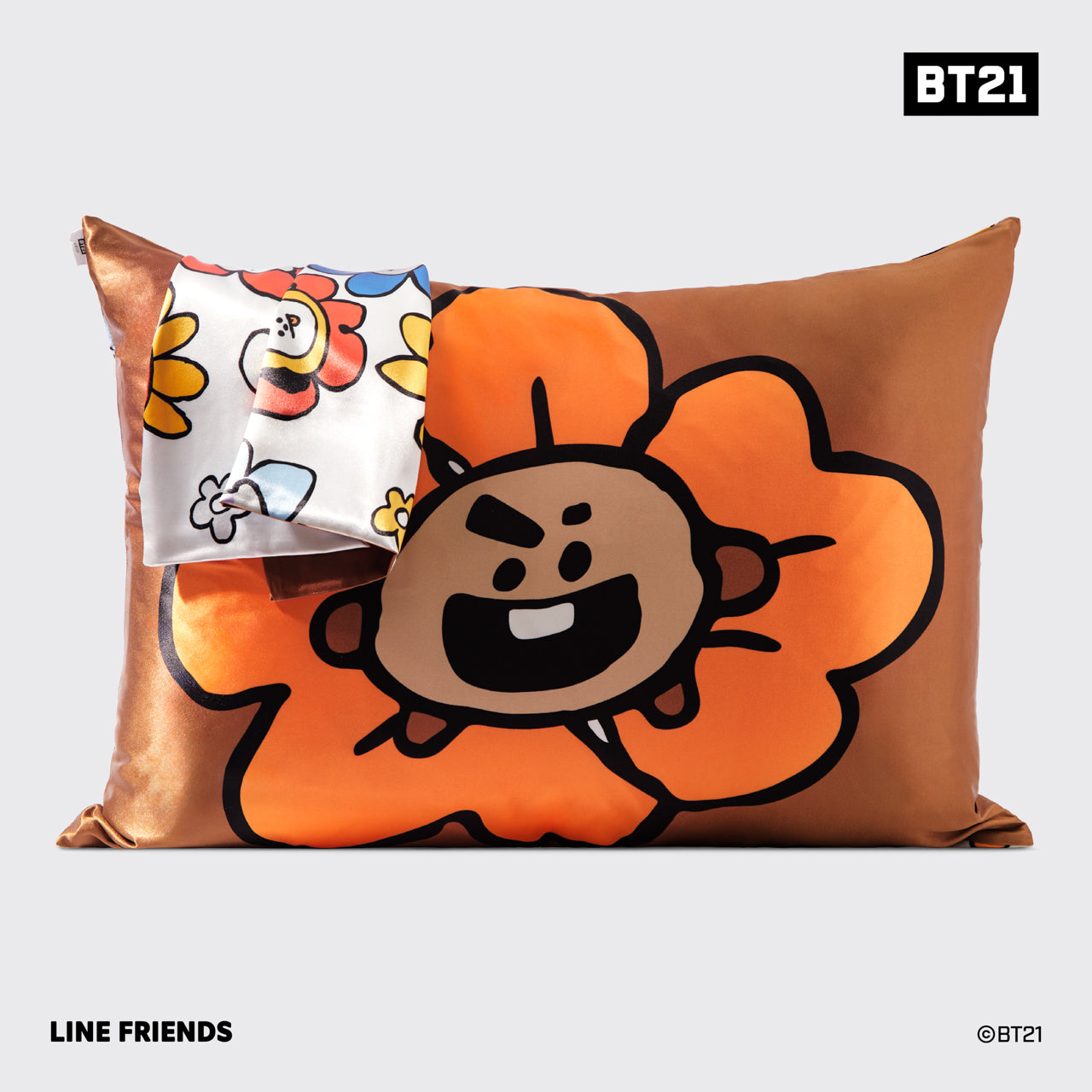 kitsch-x-bt21-satin-kissenbezug-shooky-standard image 4