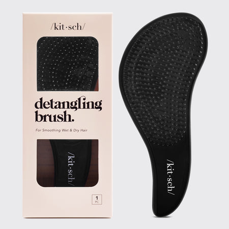kitsch-black-detangling-brush-entwirrb-rste-f-r-volumen-und-glanz image 1