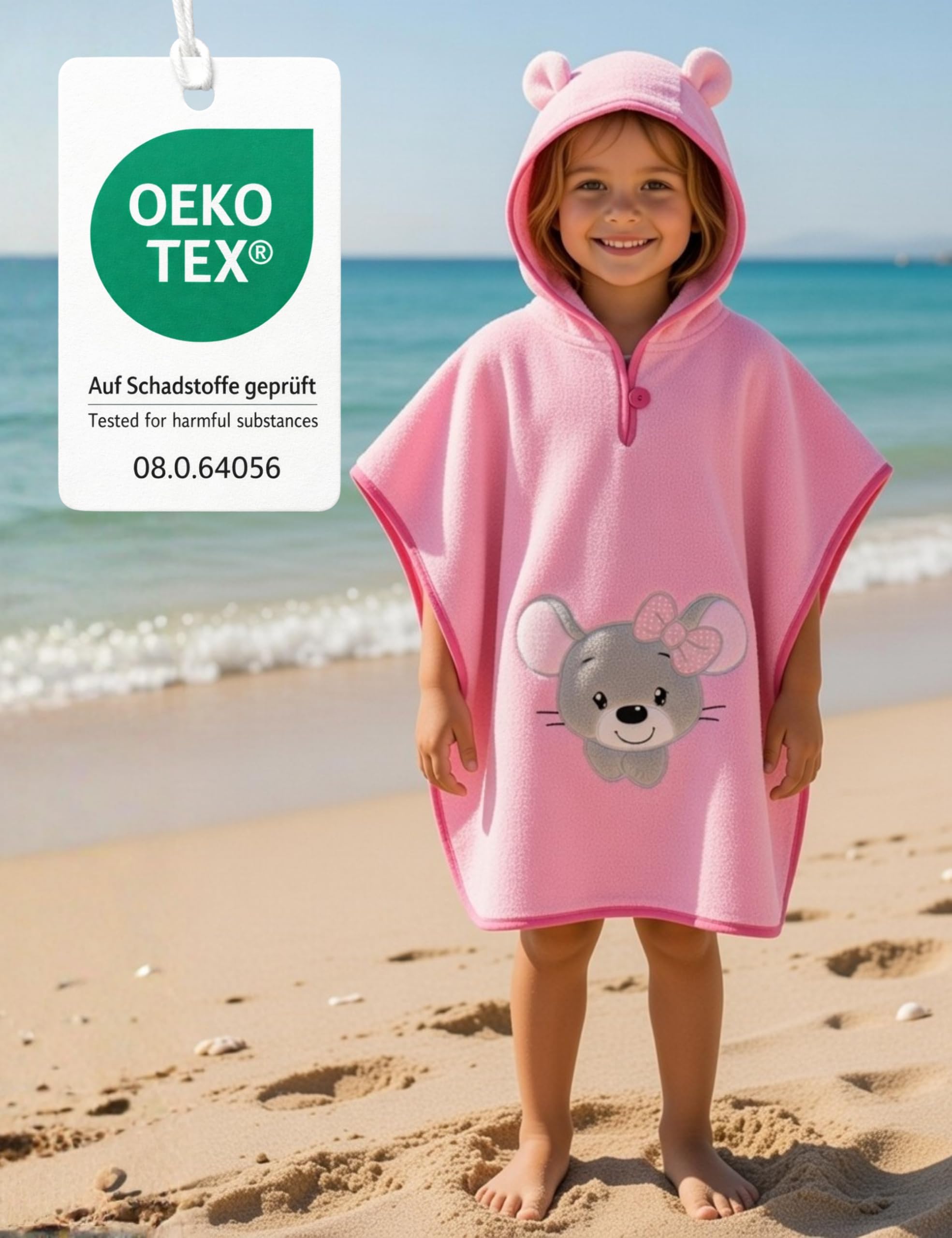 morgenstern-badeponcho-kinder-1-3-jahre-kapuze-baumwolle-motiv image 2
