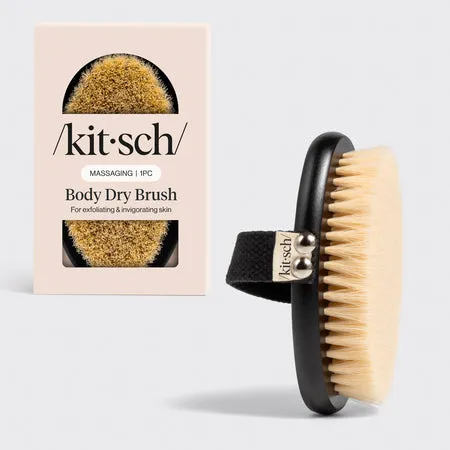 kitsch-exfoliating-body-dry-brush-trockenb-rste-f-r-strahlende-haut image 1