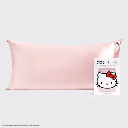 kitsch-x-hello-kitty-satin-kopfkissenbezug-pink-hello-kitty-face-king image 1
