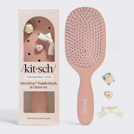 kitsch-kitschpop-paddle-brush-terracotta-paddelb-rste-f-r-nasses-und-trockenes-h image 1