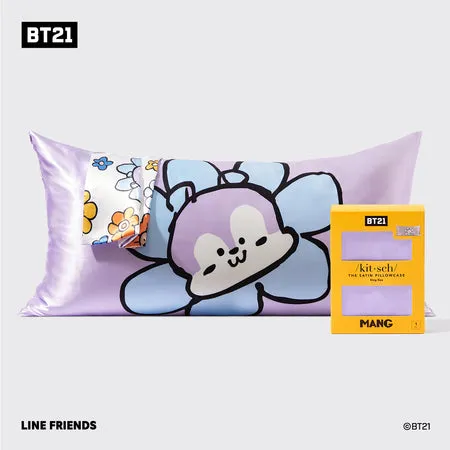 kitsch-x-bt21-satin-kopfkissenbezug-mang-king image 1