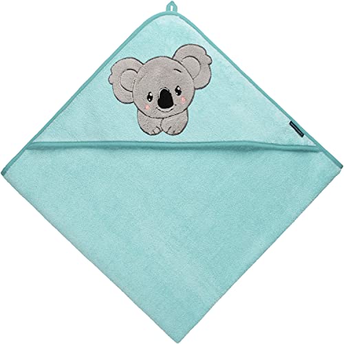 morgenstern-kapuzenhandtuch-kinder-baby-100x100-cm-koala-100-baumwolle image 8
