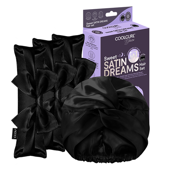 glov-coolcurl-sweet-satin-dreams-schlaf-styling-set-ribbon-rollers-satin-turban image 7