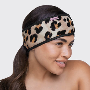kitsch-microfiber-spa-headband-leopard-2-in-1-stirnband image 8