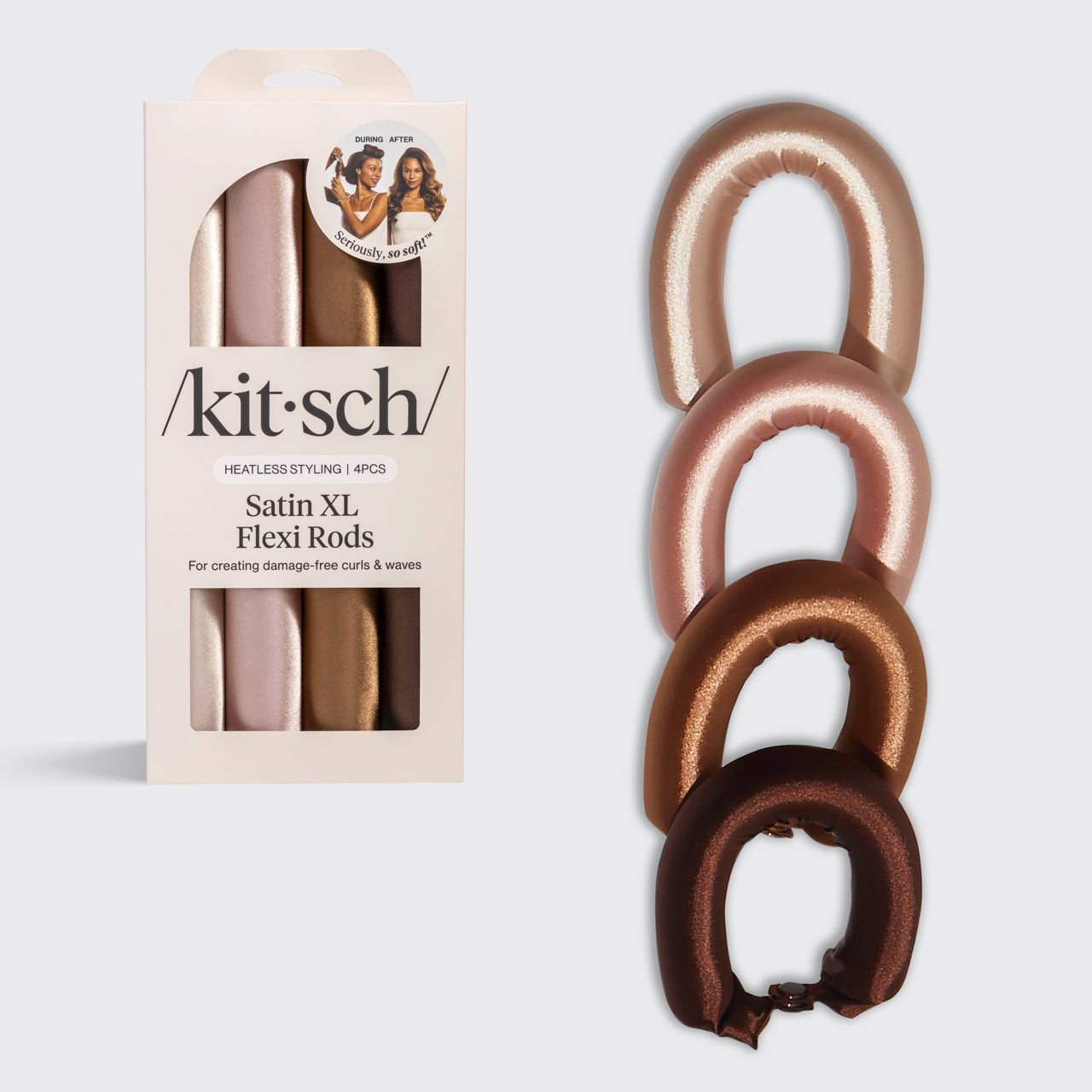 kitsch-rosewood-jumbo-satin-flexi-rods-4er-set-gro-e-lockenwickler image 2