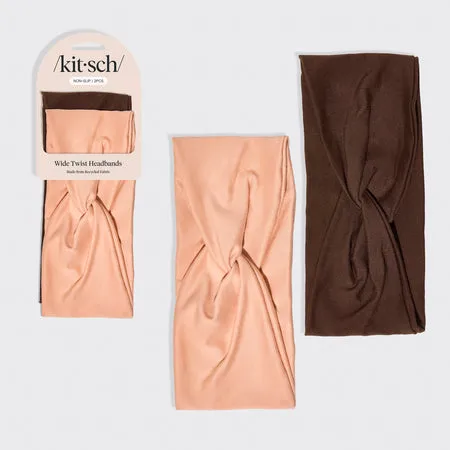 kitsch-rosewood-breite-twist-haarb-nder-2er-set image 1