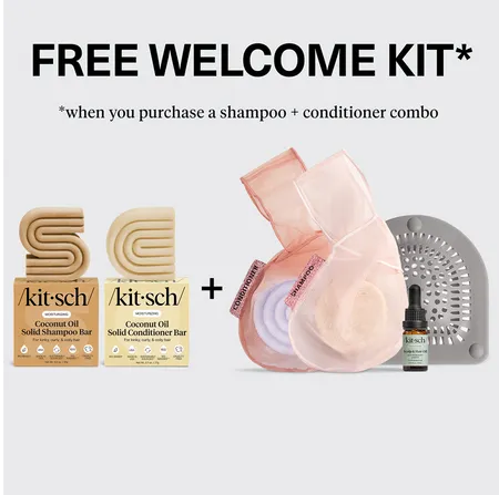 kitsch-winter-welcome-kit-coconut-oil-shampoo-conditioner-bar-combo-f-r-trockene image 1