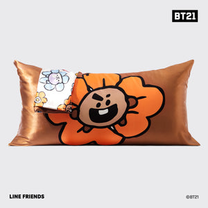 kitsch-x-bt21-satin-kopfkissenbezug-shooky-king image 6