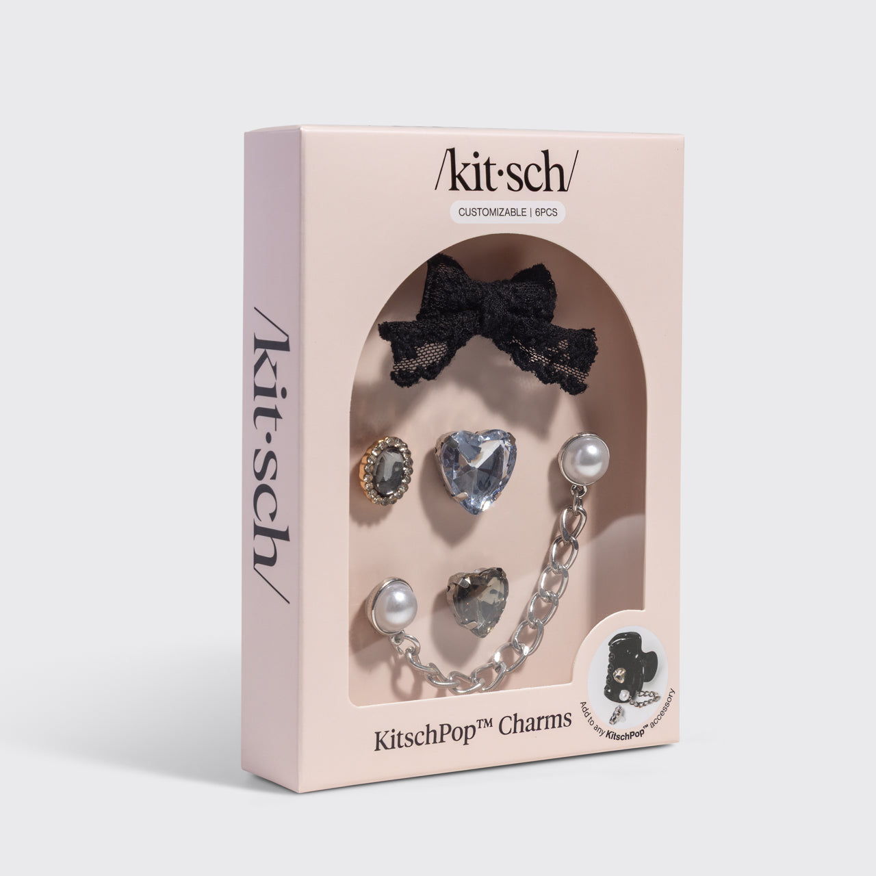 kitsch-kitschpop-charms-vintage-black-6-wechsel-charms-schwarz-silber image 6