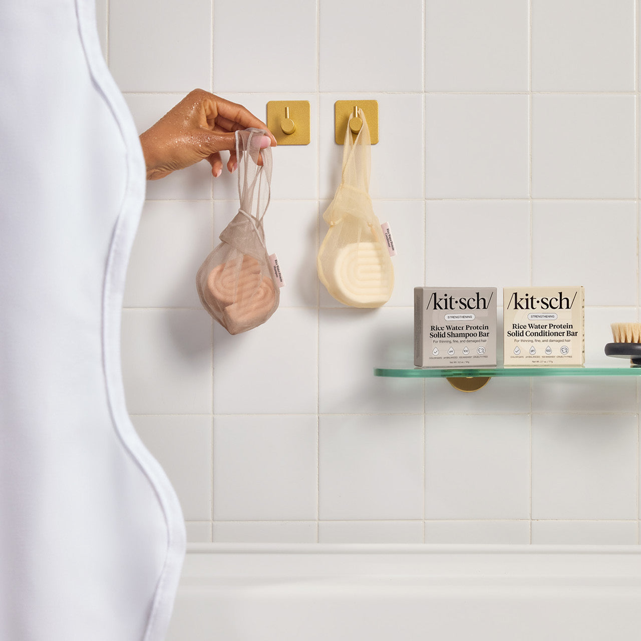 kitsch-rice-water-protein-conditioner-bar-saver-bag-gelabelter-mesh-beutel image 5
