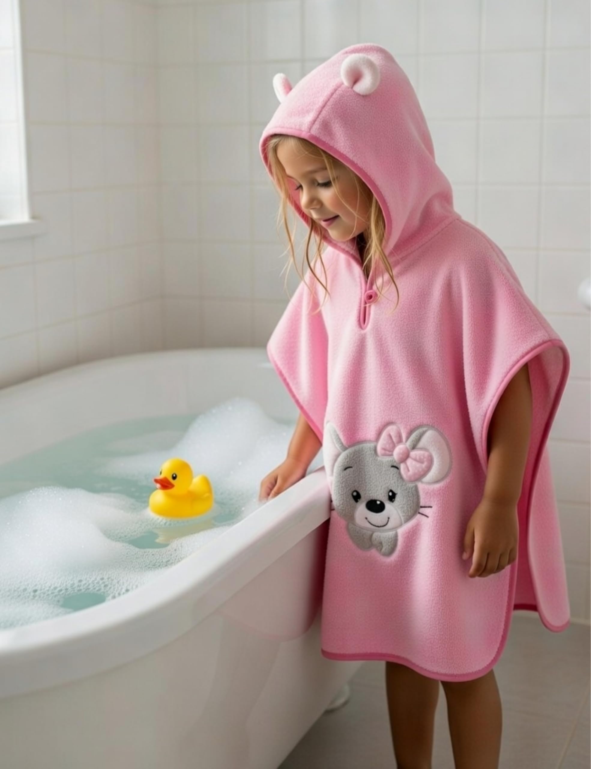 morgenstern-badeponcho-kinder-1-3-jahre-kapuze-baumwolle-motiv image 6