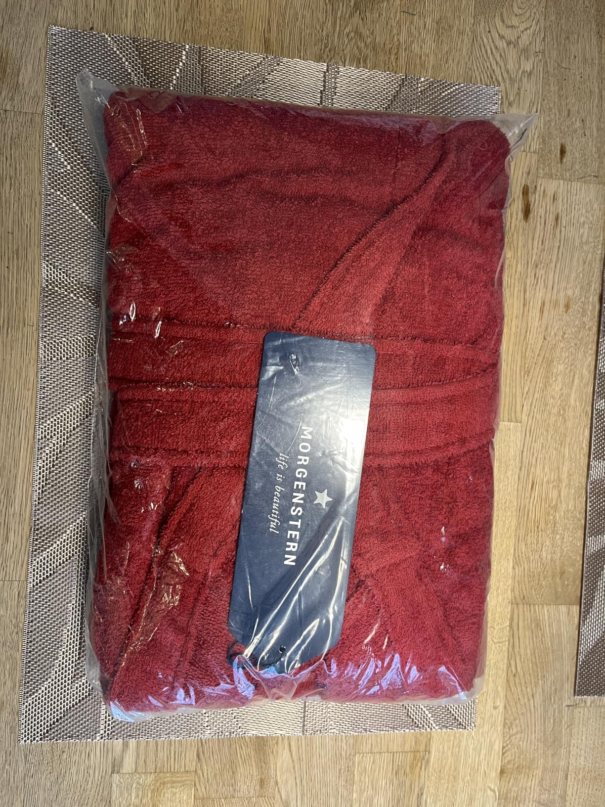 Schöner Kurz-Mantel für Sauna und Zuhause