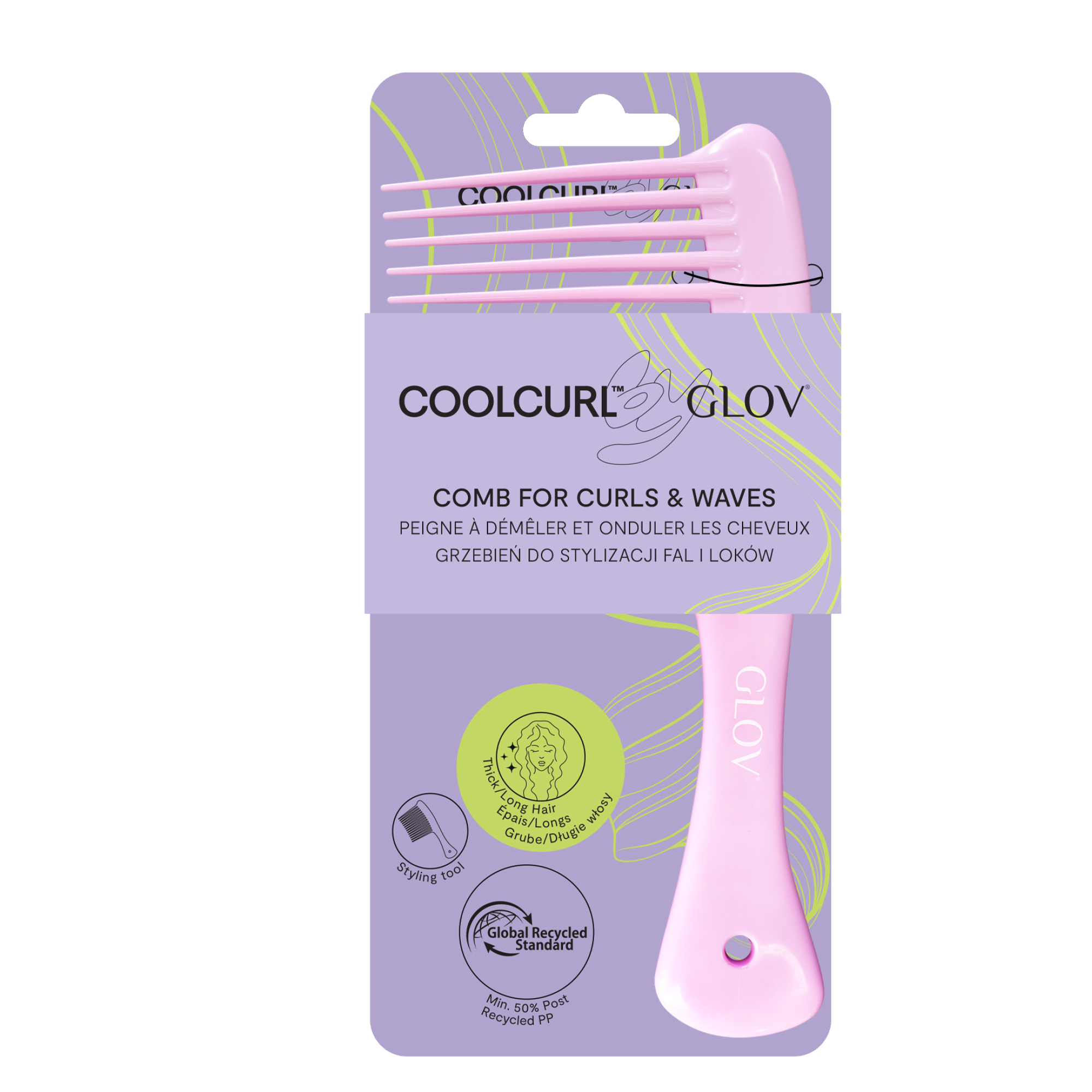 glov-coolcurl-kamm-f-r-locken-und-wellen image 1