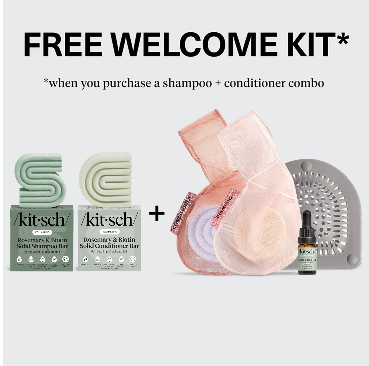 kitsch-winter-welcome-kit-rosemary-biotin-shampoo-conditioner-bar-combo image 2