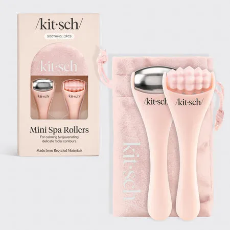 kitsch-mini-spa-rollers-2er-set-gesichtsroller-f-r-augen-und-gesicht image 1