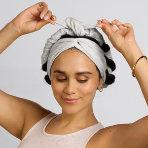 kitsch-set-flow-active-curling-headband-heather-gray image 5