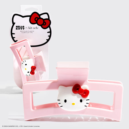 kitsch-x-hello-kitty-jumbo-claw-clip-kitty-face-haarklammer-pink image 1