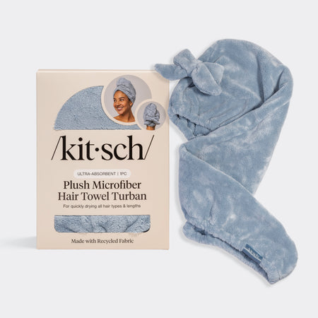 kitsch-coastal-blue-pl-sch-mikrofaser-haarturban-mit-schleife image 1