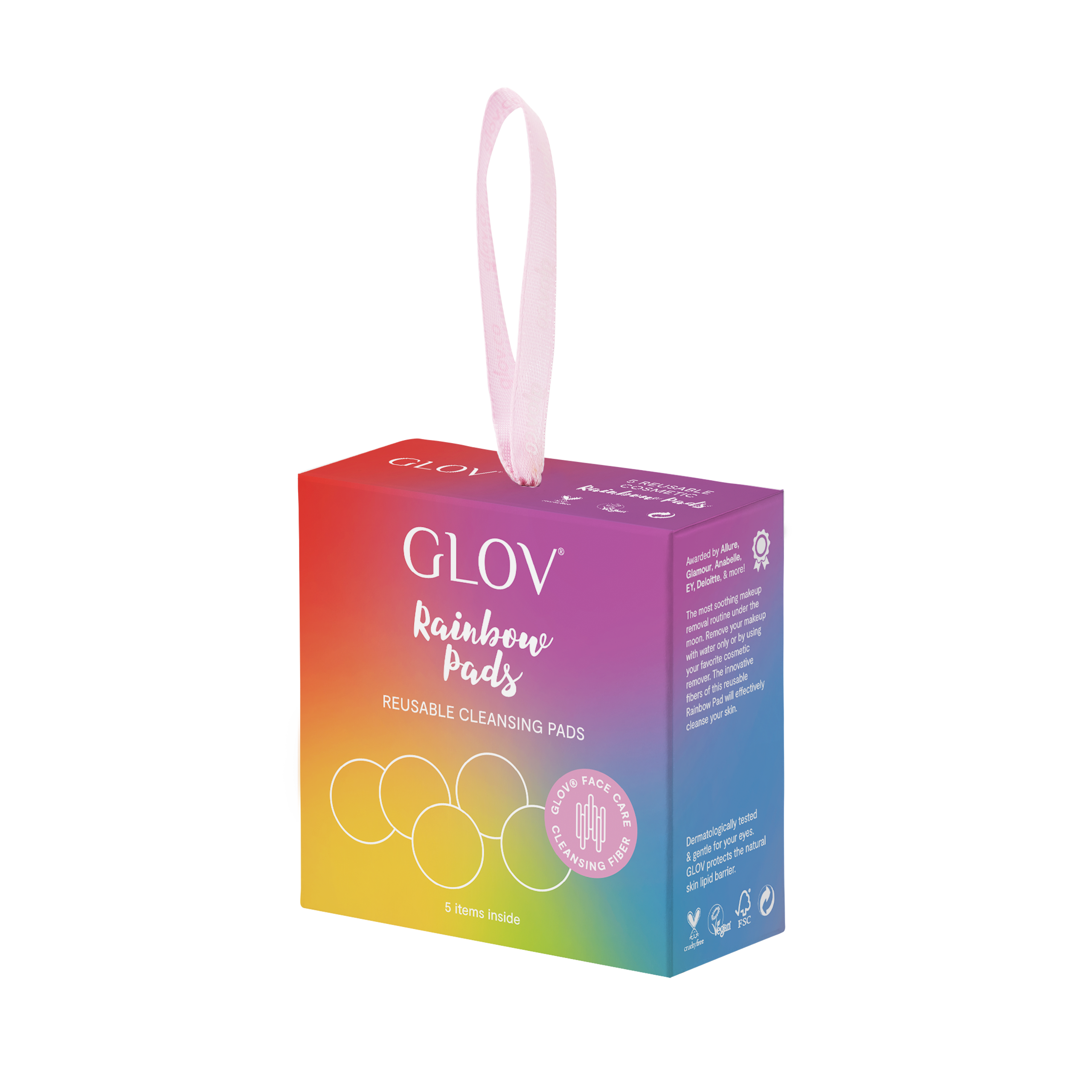 glov-moon-pads-rainbow-limited-edition-wiederverwendbare-abschminkpads image 4