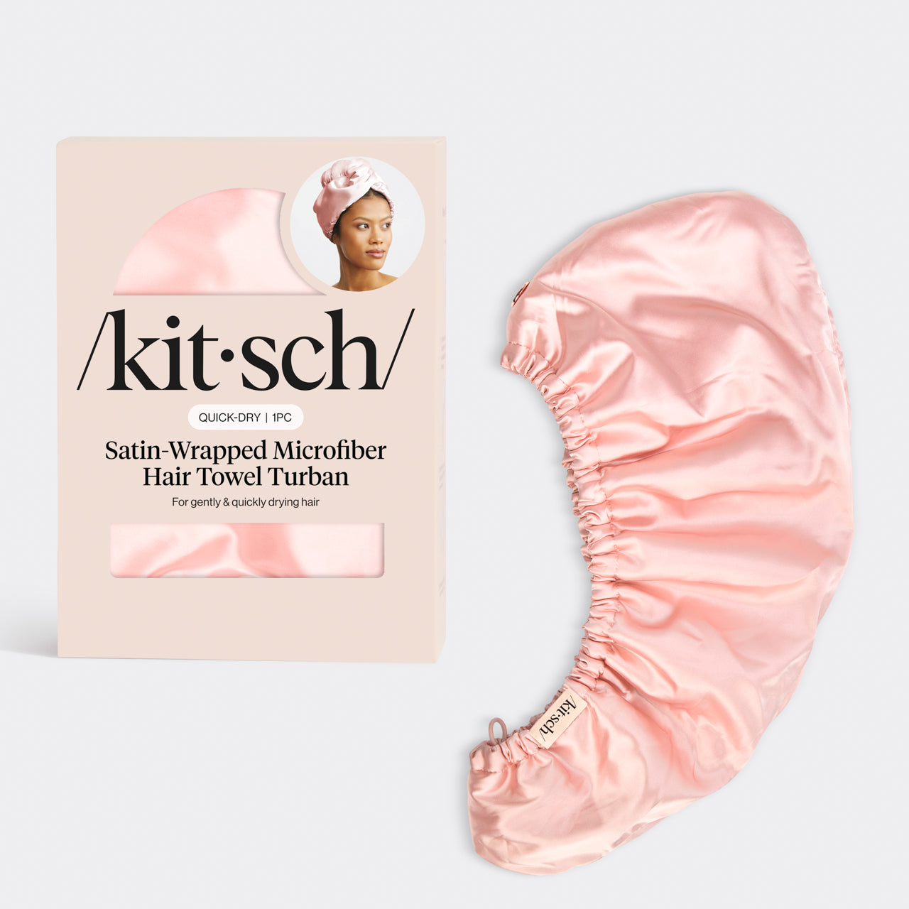 kitsch-satin-wrapped-haartuch-mikrofaser-blush image 2