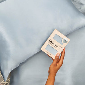 kitsch-satin-pillowcase-haze-blue-4er-pack-king-91x48-cm image 6