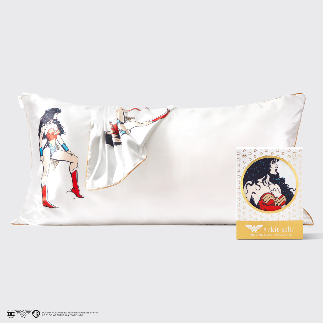 kitsch-x-wonder-woman-satin-kopfkissenbezug-believe-in-wonder-king image 2