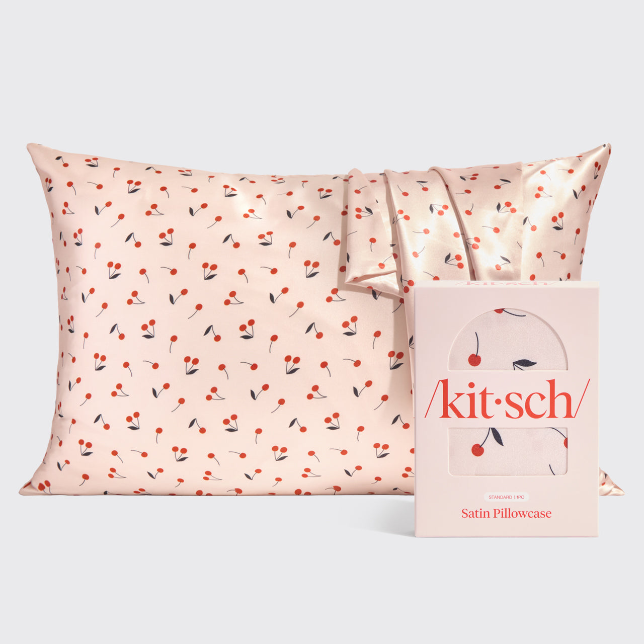 kitsch-satin-kissenbezug-cherry-print-2er-pack-very-cherry-collection image 2