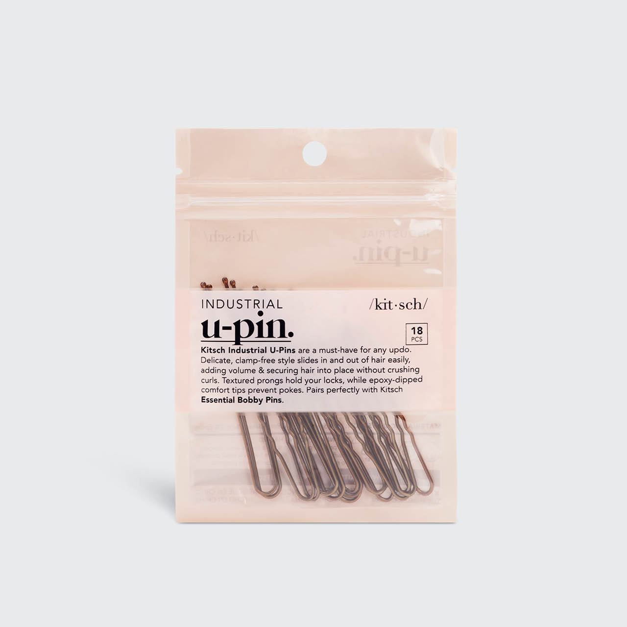 kitsch-brown-u-pins-18er-set image 2