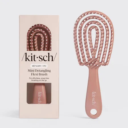 kitsch-terracotta-detangling-flexi-brush-mini-reise-entwirrb-rste image 1