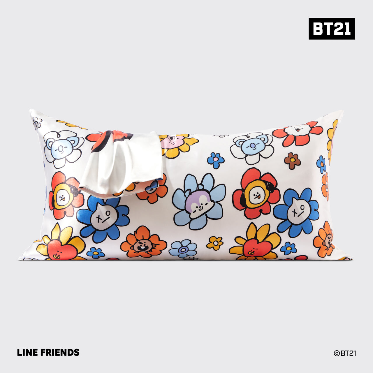 kitsch-x-bt21-satin-kissenbezug-rj-king image 3