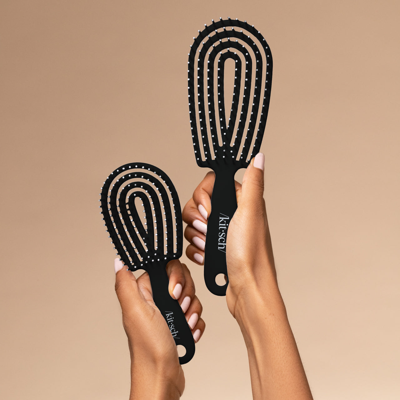 kitsch-mini-detangling-flexi-brush-entwirrb-rste-schwarz image 6