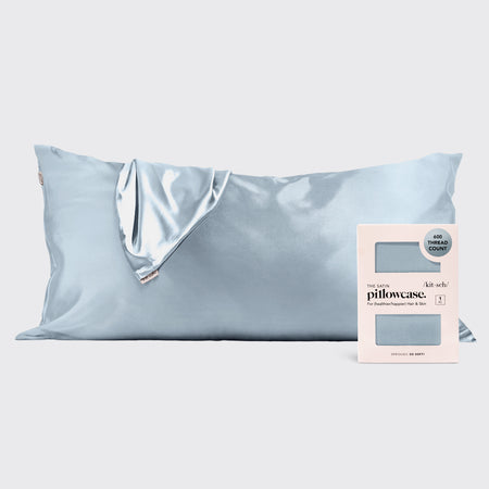 kitsch-satin-kissenbezug-haze-blue-2er-pack-king-91x48-cm image 1