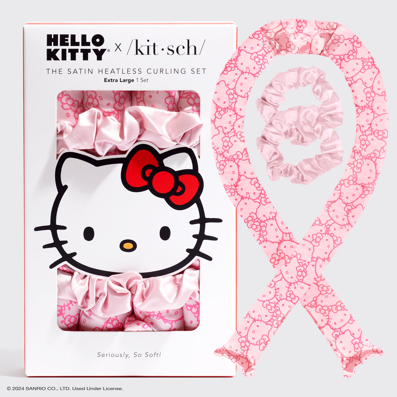kitsch-x-hello-kitty-xl-heatless-curling-set-hello-kitty-faces image 2