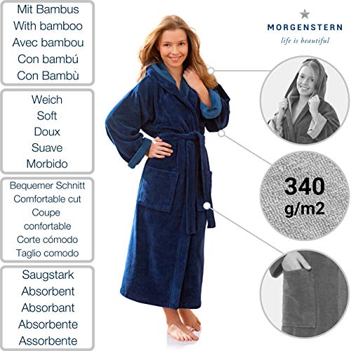 morgenstern-kinder-bademantel-mit-kapuze-frottee-velours-m-dchen-jungen image 8