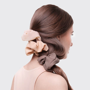 kitsch-crepe-scrunchies-terracotta-5er-set image 2