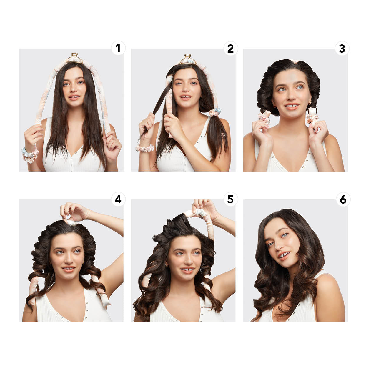 kitsch-sunset-tie-dye-black-nighttime-blowout-routine-heatless-locken-set-mit-sa image 8