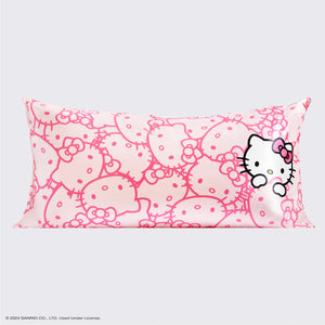 kitsch-x-hello-kitty-satin-kopfkissenbezug-pink-hello-kitty-faces-king image 4