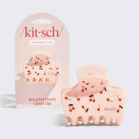 kitsch-cherry-print-cloud-claw-clip-medium-haarklammer image 1