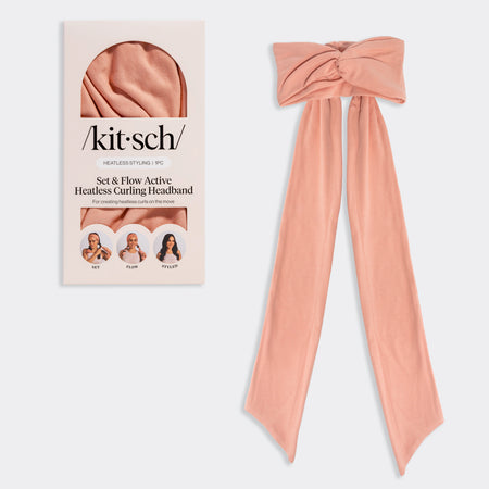 kitsch-set-flow-active-curling-headband-terracotta image 1