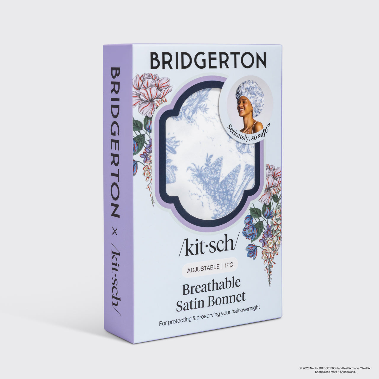 kitsch-bridgerton-x-kitsch-breathable-satin-bonnet-garden-toile image 6