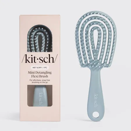 kitsch-haze-blue-detangling-flexi-brush-mini-reise-entwirrb-rste image 1