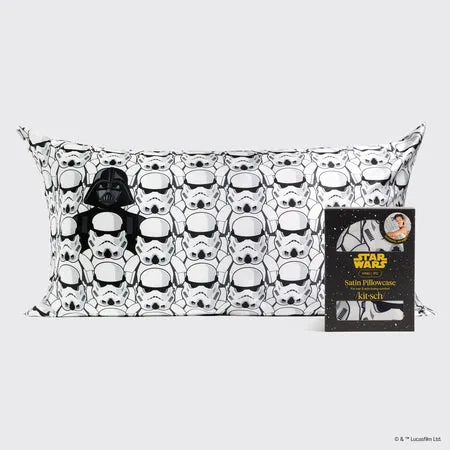 kitsch-star-wars-satin-kissenbezug-darth-vader-stormtroopers-4er-pack-king-91x48 image 1