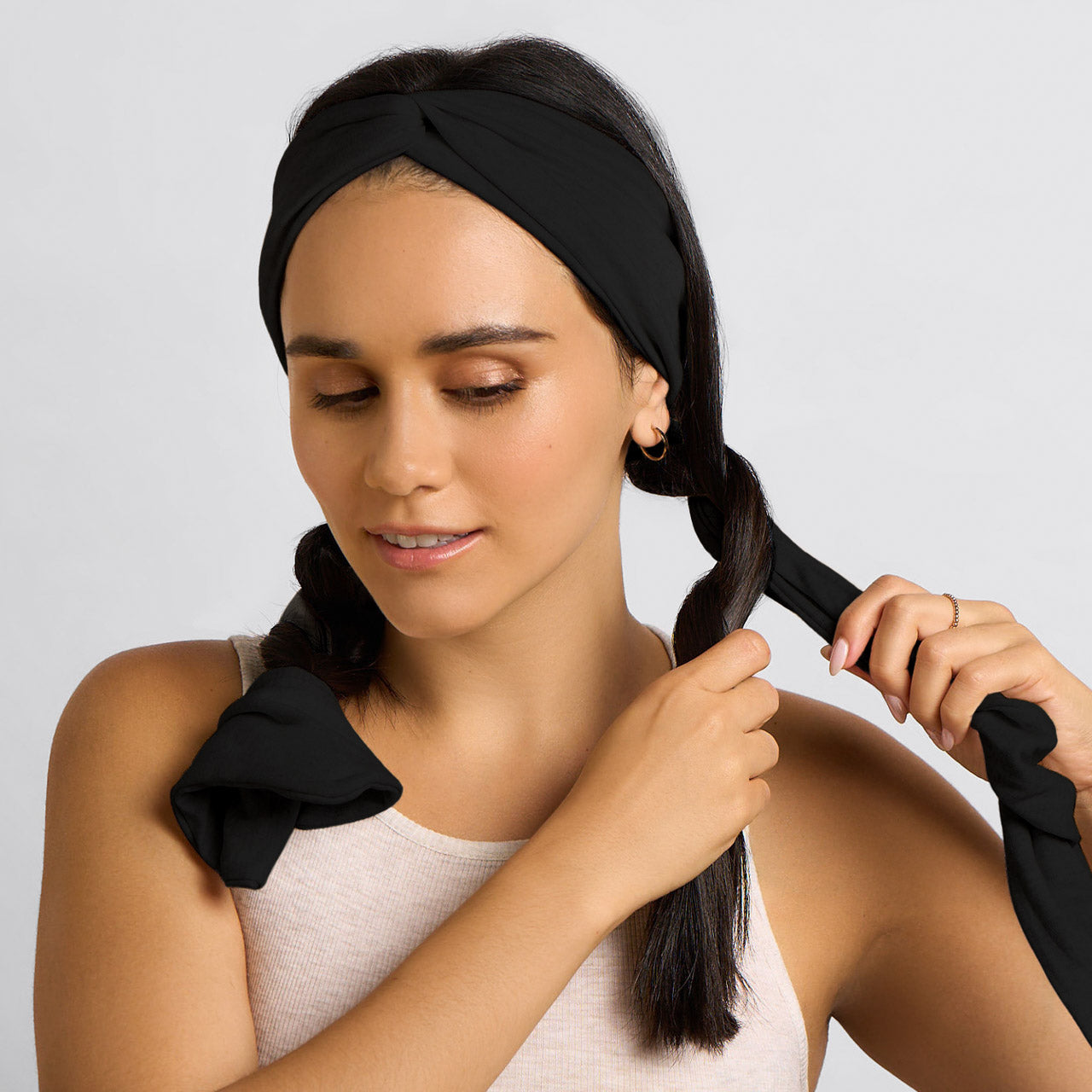 kitsch-set-flow-active-curling-headband-black image 3